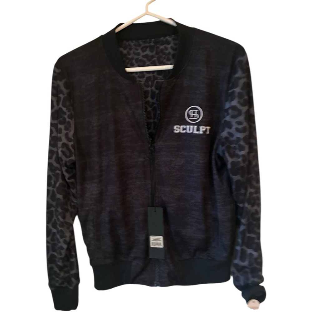 NWT WITH Wear it to Heart Reversible Lightweight Camouflage Bomber Jacket Size S - Picture 6 of 12